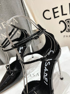 Casadei 25 Slingback 10.5cm Patent Calfskin