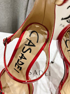 Casadei 25 Slingback 10.5cm Patent Calfskin