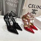 Casadei 25 Slingback 10.5cm Patent Calfskin