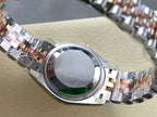 Datejust 31mm Pink Gold Steel Salmon Dial Diamond Numerals