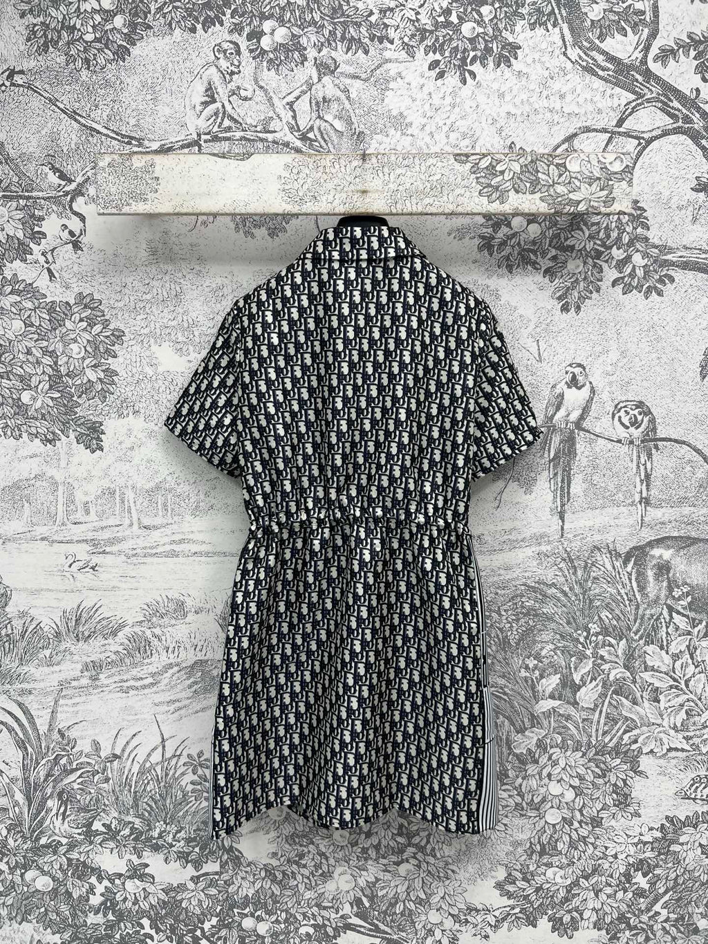 CD 25 Logo Shirt Dress Black Polyester