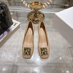 CD 25  Pump Heel Height 3cm Cream Patent Leather 393412