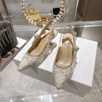 CD 26 Slingback 45mm Ivory Tweed 592236