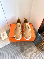 HM Increase Sneaker In Dark Beige Suede 993284