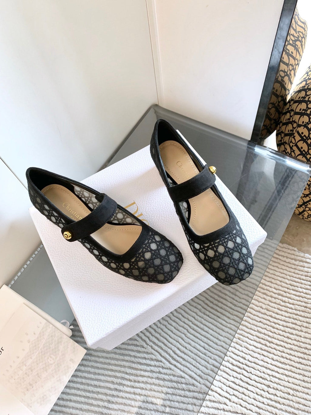 CD Icon Pump 35mm In Black Suede 993226