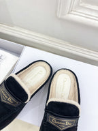CD Boy Mule Black Suede