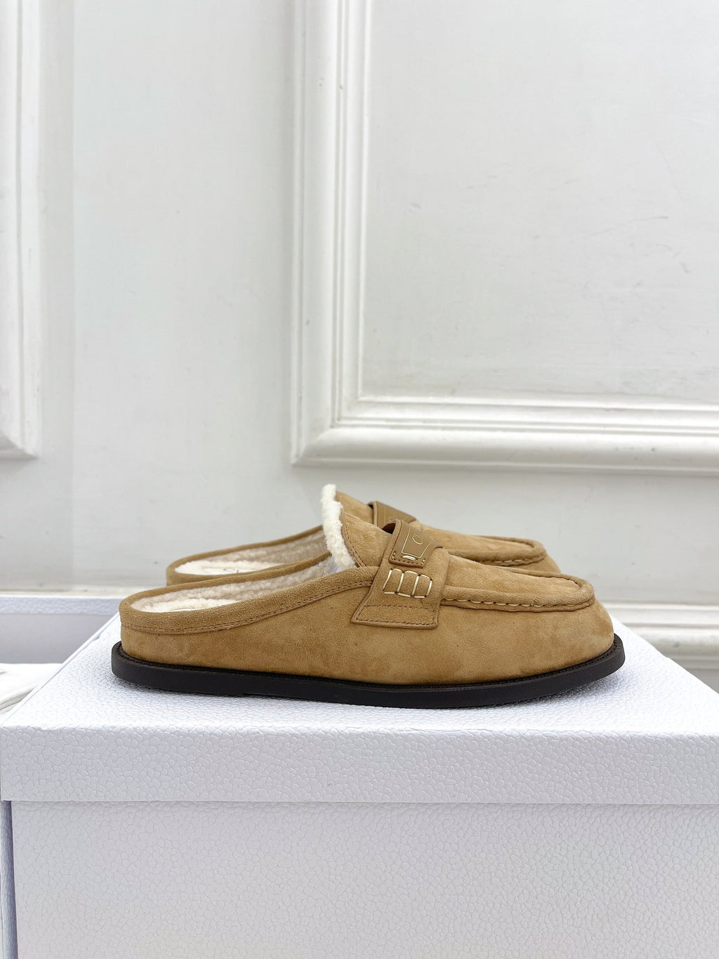 CD Boy Mule Light Brown Suede