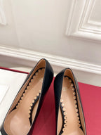 VT 25 Bepointy Pump 8cm Black Lambskin 325520