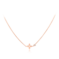 BLOSSOM PENDANT PINK GOLD AND DIAMOND