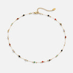 Lulu Beaded Stone Necklace - Beautiful Earth Boutique