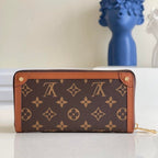TRUNK ZIPPY WALLET 19.5 BROWN MONOGRAM CANVAS