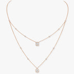 MY TWIN 2 ROW DIAMOND NECKLACE