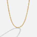 Mila Twist Gold Chain Necklace - Beautiful Earth Boutique