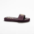 mules burgundy lambskin lambskin