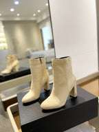 SL HONORÃ‰ BOOTIES FLAX SUEDE