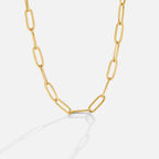 Paperclip Gold Necklace - Beautiful Earth Boutique