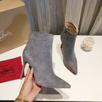 CL So Kate Booty Ankle Boots 100mm Suede Gray