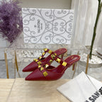 Valentino Pump Mule Heels 65mm Sheepskin 239589