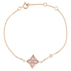 STAR 1 DIAMOND PINK GOLD BRACELET