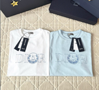 CD 25 Embroidered Grass Cat Short Sleeve cotton