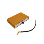 LV BACKPACK LEATHER STRAP GOLD BRACELET