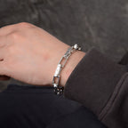 LV MONOGRAM CHAIN SILVER BRACELET