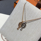 CHAINE HM DIAMOND PIG NOSE NECKLACE