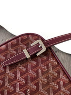 GOYA SECOND-HAND TOAST BAG 21CM BURGUNDY CANVAS