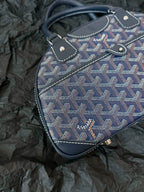 GOYA BOWLING BALL SMALL NAVY BLUE CANVAS