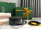 THE ALTO HATBOX TRUNK BAG 18CM BLACK CANVAS