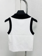 Pra Contrast Colour Lapel Vest