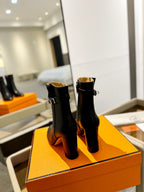 HM Saint Germain Ankle Boot 85mm Black Cowhide  961647