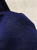 LV CASUAL SHORTS NAVY BLUE COTTON STRETCH FABRIC 239611