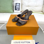 LV Neo Revival 85mm Dark Brown Monogram Calfskin