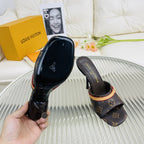 LV Neo Revival 85mm Dark Brown Monogram Calfskin